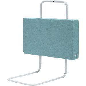 Randaco Barri&egrave;re de lit r&eacute;glable en hauteur 50 cm Anti-chute Tube en acier r&eacute;glable de 40 &agrave; 60 cm Pour lit d'enfant lit de parent Vert marin