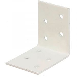 &Eacute;querre d'assemblage &ndash; Galvanis&eacute;e &ndash; plastifi&eacute;e blanche &ndash; 50 x 50 x 40 mm &ndash; Marque Alberts