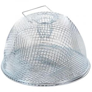 Visiodirect - Pi&egrave;ge pour Rats, Cage de Pi&egrave;ge &agrave; Rats en Zinc coloris Gris - 20 cm