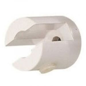 Pince tablette rond - Profondeur : 23 mm - Diamètre : 18 mm - Décor : Chromé - Pour verre d'épaisseur : 6 mm Itar