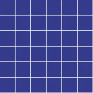 Mosa&iuml;que de gr&egrave;s c&eacute;rame PICCOLO SILK 5x5cm (finition satin&eacute;e) - Dazzling blue - bo&icirc;te de m2