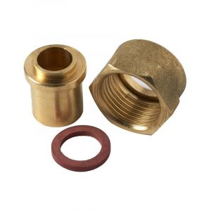 Gazinox - Raccord 2 pièces pour gaz butane / propane à souder, Mâle x Diam.12 mm