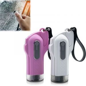 Marteau d'urgence pour voiture, bus, brise-vitre, outil de secours, coupe-ceinture, marteau d'urgence avec coupe-ceinture 2 en 1, marteau de sécurité