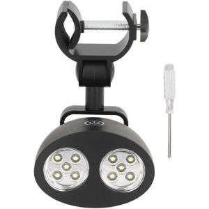 Lampe pour barbecue avec 10 LED, compatible avec les barbecues &agrave; gaz, &agrave; charbon et &eacute;lectriques peut &eacute;galement servir de lampe de secours en camping