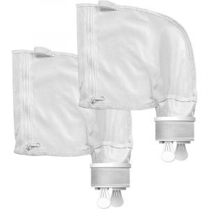 Lot 2 Sacs pour Polaris 280/480 - Filtre Robot Nettoyeur Piscine Filet Rechange K13/K16 Sac &agrave; Limon avec Fermeture Zip
