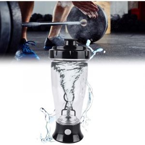 Bouteille de shaker de prot&eacute;ines &eacute;lectrique : tasse m&eacute;langeuse automatique 350 ml, mixeur &eacute;lectrique, bouteille d'eau shaker pour cr&eacute;meux, prot&eacute;ines