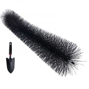 Mophorn - Brosse &agrave; goutti&egrave;re, 18 m de longueur totale, 5,25' de diam&egrave;tre, outil de nettoyage de goutti&egrave;re, brosse de goutti&egrave;re au niveau du sol,