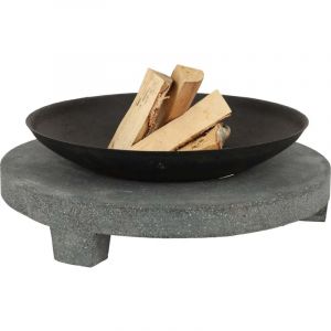Esschert Design - Brasero en fonte et granit Anneau 69.8 x 23.8 cm