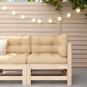 Maisonchic - Canapé d'angle de jardin, Salon de jardin, Banquette de jardin bois de pin massif togp69174 design in