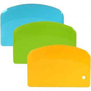 Racloir &agrave; p&acirc;te, racloir &agrave; bol, racloir &agrave; p&acirc;tisserie, coupe-p&acirc;te en plastique pour table, racloir &agrave; pain, racloir &agrave; g&acirc;teau///