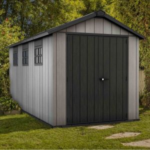 Abri de jardin en résine Keter 11m² - OAKLAND BROSSIUM® 7515 - Gris