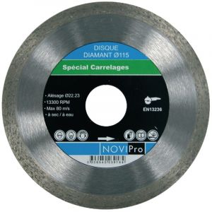 Novipro - disque diamant - jante continue lisse - pour carrelage - diam&egrave;tre 125 mm 70184623919