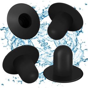 Lot de 4 bouchons muraux de piscine - Pi&egrave;ces de rechange - Filtre de piscine hors sol - Filtre de pompe - Bouchon de trou compatible avec Intex et