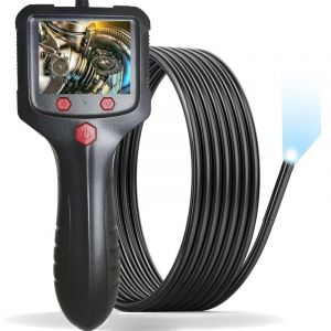 Endoscope Industriel, Caméra Endoscopique 5.5mm, Caméra d'inspection Endoscope Canalisation 1080P HD étanche IP67 ,Câble Semi-Rigide (5M)-LIAIKI
