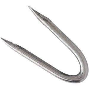 DMS - crampillon 3,5x35 mm en acier galvanisé - Seau 5 Kg - Attache grillage, câble, fil