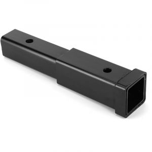 Extension d'attelage de remorque 12 pouces Tube carr&eacute; en acier pour rallonge de remorquage de 5 000 lb pour r&eacute;cepteur de classe 3/4 2 pouces