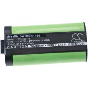 1x Batterie compatible avec Logitech 084-000845, 984-001362, Megaboom 3, S-00171 haut-parleurs, enceintes portatives (3400mAh, 7,4V, Li-ion) - Vhbw