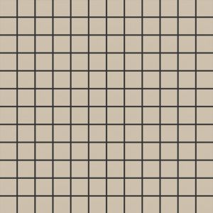 Mosa&iuml;que de gr&egrave;s c&eacute;rame QUADROCOLOR UNI - Mosa&iuml;que 2,5x2,5 cm Cr&egrave;me - Sable - bo&icirc;te de 2 m2 - Mosa&iuml;que 2,5x2,5 cm Cr&egrave;me - Sable - bo&icirc;te de 2 m2