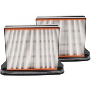 2x filtre d'aspirateur pour Spit AC1600, AC1625, AC1630P, AC1630PM aspirateurfiltre à eau/à plis plats/HEPA - Vhbw