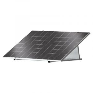 Helios - Kit panneau solaire Plug & Play de 410 Wc avec micro onduleur intégré pose au sol - Anthracite