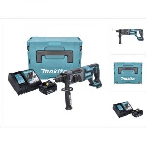 Makita DHR 241 RF1J 18 V Li-Ion Perforateur-Burineur sans fil SDS-Plus + Bo&icirc;tier Makpac + 1x Batterie BL 1830 3,0 Ah + Chargeur DC 18 RC