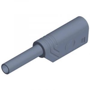 Sks Hirschmann - Fiche banane m&acirc;le de s&eacute;curit&eacute; &oslash; de la broche: 2 mm mst s ws 30 Au 975090706 gris 1 pc(s) D25070