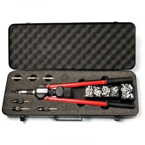 Coffret 150 &Eacute;crous &agrave; Sertir avec Pince GO6110 - Fixation Rapide et Pratique - D-Work