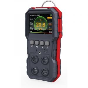 Détecteur de fuite de gaz 4 en 1, moniteur multi-alarme de gaz combustible, naturel, méthane, propane, monoxyde