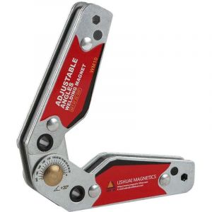 20 &deg; -200 &deg; R&eacute;glables Support Magn&eacute;tique de Soudure ，Angles ajustables de soudage Aimant support de soudure magn&eacute;tique Presses d'angles Fort Outil