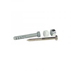 Fixation Fischer pour wc et sanitaire s 8 rd 80 wcr - contenant 2x chevilles+vis bois+capuchons