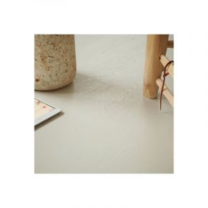 D&eacute;coweb - Sol Vinyle R&eacute;sistance Pro - Parquet bois vintage peint - Beige - Rouleau de 2m x 2m