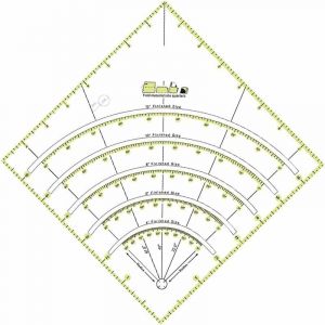 Fei Yu - Règle Carrée,Règle de patchwork règle de Couture Patch Règle de Patchwork à la Main Bricolage avec Quadrillage Double Couleur Regle pour