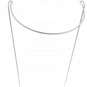 Kadax - Support de plantes Support de plantes semi-circulaire - En acier - Solide - Pour rosiers, plantes grimpantes - Hauteur : 50 cm