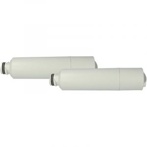 vhbw 2x Filtre à eau cartouche compatible avec Samsung RF56J9041SR, RF56J9041SR/EG, RFG293, RFG293HABP réfrigérateur Side-by-side