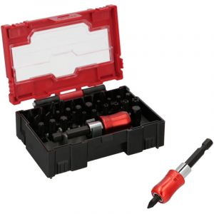 AFT - Juego De Puntas Acero Cromo Vanadio Con Adaptador Rapido 32 Piezas