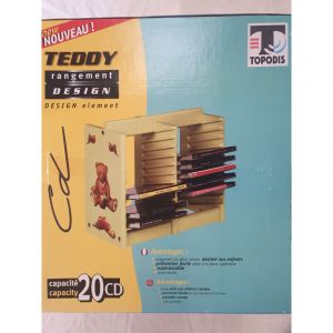 Range cd Teddy Design Element - 20 cd - Bois - Enfants