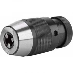 Mandrin Mandrin -serrant sans clé en acier B16 Mandrin à trou conique Mandrin de tour électrique Capacité de serrage 0-13 mm (1/2') (mandrin de