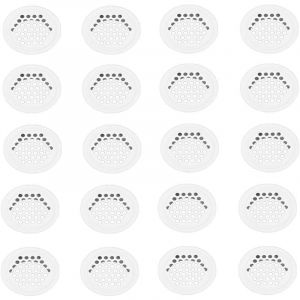Choyclit - Grille Aerartion 20 Pièces Grille Ventilation 35mm Grille Aeration Grille de Ventilation Grille D'aération Trou Inox Blanc Ronde Grille