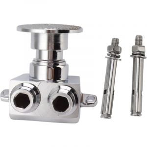 Eosnow Valve &agrave; p&eacute;dale en cuivre, ensemble d'eau sans contact pour robinet de lavabo, robinet de salle de bains