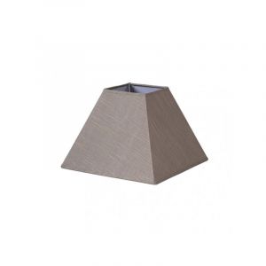Tenorio abat-jour pyramide e27 lin gris 40dx18dx28h