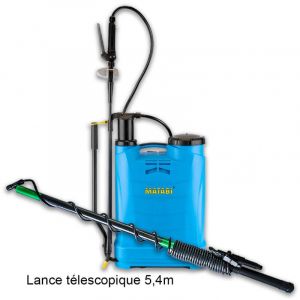 Matabi - Pack Pulvérisateur Evolution 16 - 16L + Lance télescopique 5,4m
