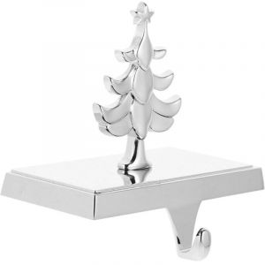 Crochet pour Bas de Noël Crochet de Bas de noël Cintre de Chaussette de Noël Support Sapin de Noel Christmas Tree Stand Crochets Chaussette Cintre