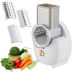 R&acirc;pe &agrave; fromage &eacute;lectrique, machine &agrave; salade &eacute;lectrique, r&acirc;pe multiple, coupe-fruits, hachoir automatique professionnel avec plusieurs lames coniques