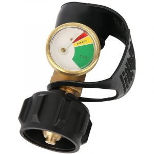 Indicateur de Niveau Jauge R&eacute;Servoir Propane, D&eacute;Tecteur Fuite, Compteur Pression Gaz pour Camping-Car, avec Connexion Type 1