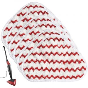 Lot de 6 housses de rechange pour balai vapeur Vileda Steam, chiffons de rechange, compatibles avec le nettoyeur vapeur Vileda Steam, attrape la