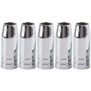 Lot De 5 Buses De Gaz Mig Consommables De Torche De Soudage Mb 25ak Mig Mag Buse De Gaz Conique De 15 Mm Pour Torche De Soudage Binzel Mb 25ak Mig/Mag