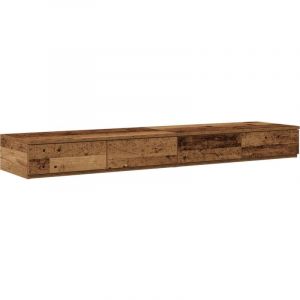 Vidaxl - Tiroirs de lit bois ancien 150x36,5x16,5 cm en bois aggloméré