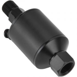 S&eacute;parateur D'eau et D'huile de 1/4 Pouces, S&eacute;parateur D'eau de Compresseur D'air 1/4 Pouces NPT R&eacute;gulateur de Filtre &agrave; Air Comprim&eacute; 3.3x1.4in(le noir)