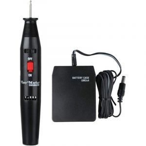 Stylo graveur &eacute;lectrique, bricolage &eacute;lectrogravure stylo de gravure outil de sculpture pour bureau papeterie jade agate m&eacute;tal verre sculpture sur