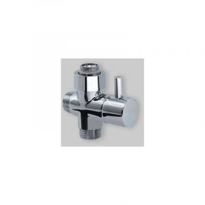 Gedy - Inverseur d'eau &agrave; cartouche 2 voies pour colonne de douche Cross Easy 00 Chrom&eacute;